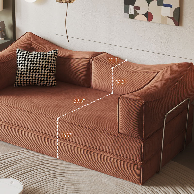 Teddy Upholstered Sleeper Sofa Omhu Teddy Sofa Dupe